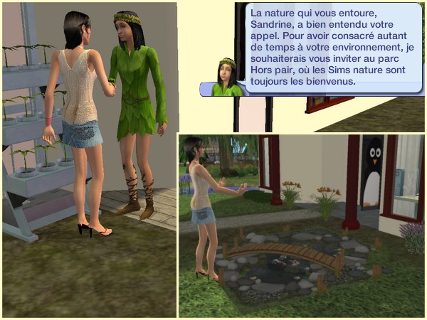 Sandrine aime la nature aussi !