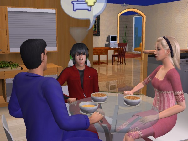 Petit djeuner familial