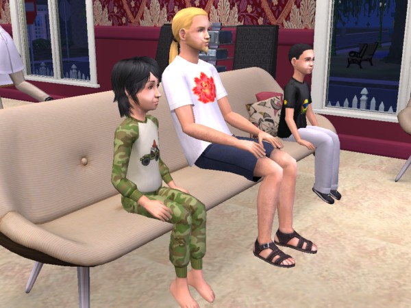 Georges et ses petits-fils