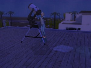 Les toiles en pyjama sous la pluie