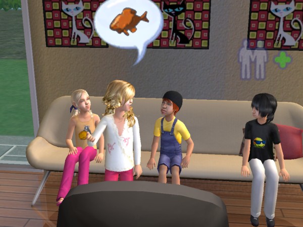 Nicolas, David, Zline et Zazie