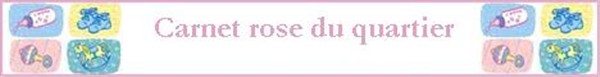 Carnet rose du quartier