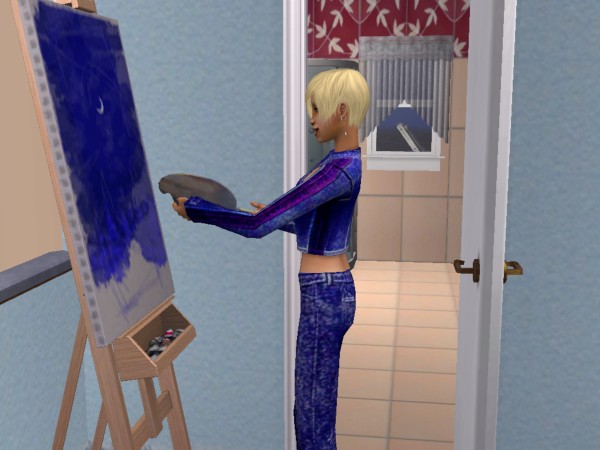 La couleur bleue !