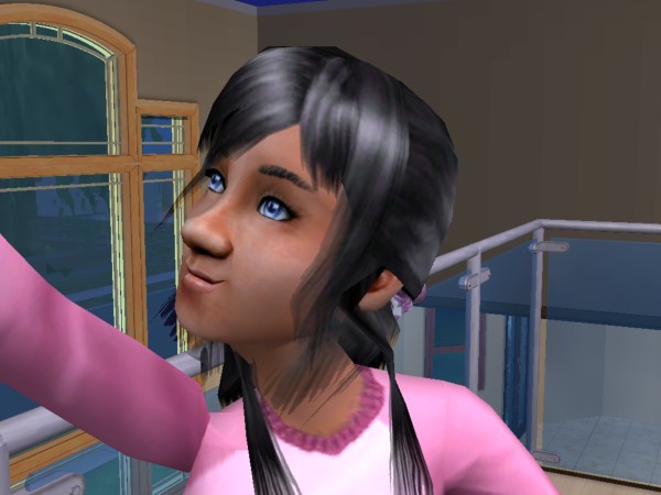Rose peint