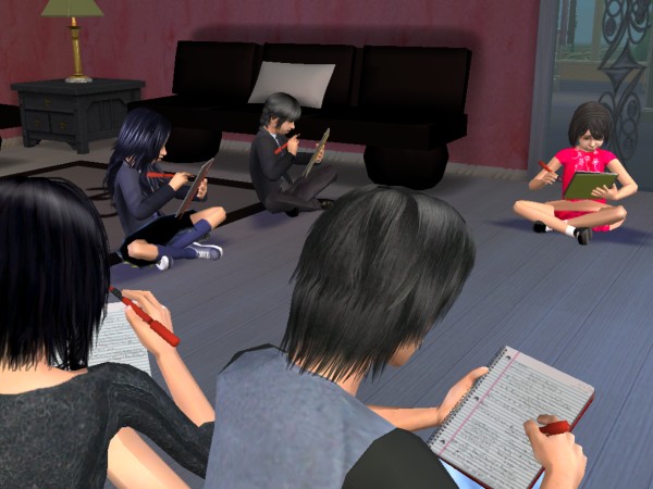 Devoirs en famille
