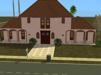 Maison rose