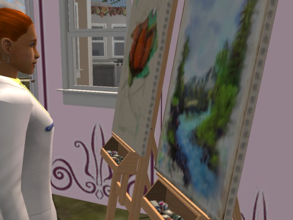 Paula a fini son tableau